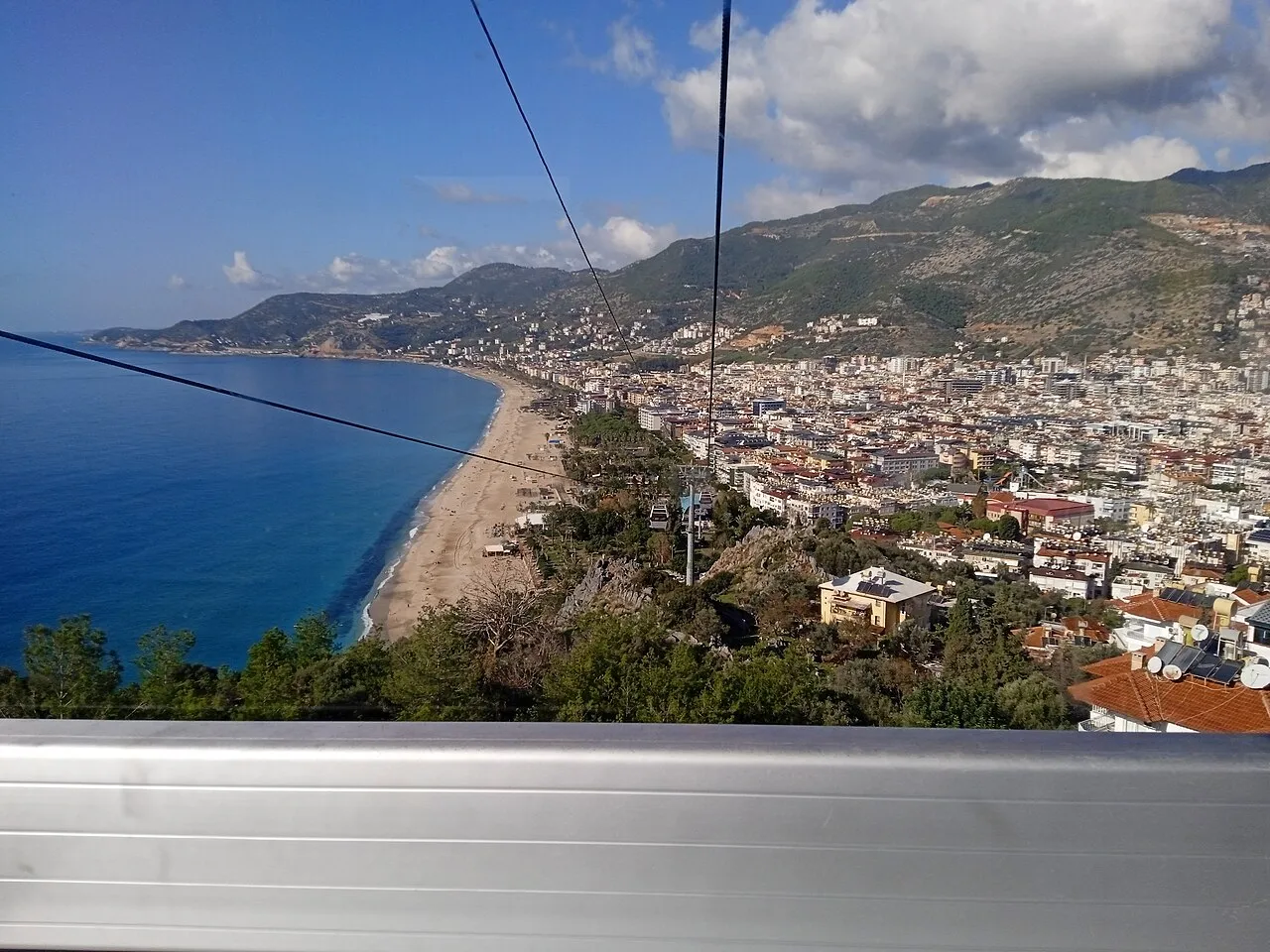 Kleopatra Beach in Alanya, December 2023