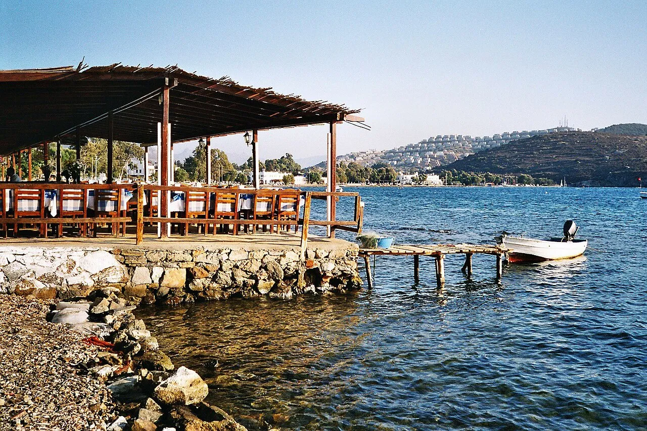 The waterfront in Gümüşlük, Bodrum